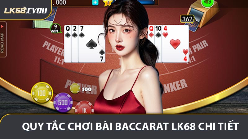 Quy tắc chơi bài Baccarat LK68 chi tiết nhất